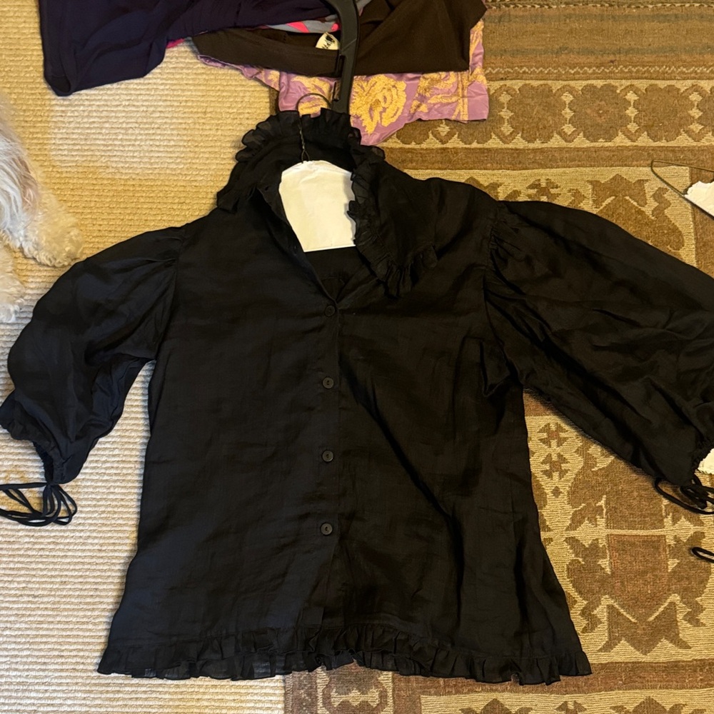 Elegant Black ruffle